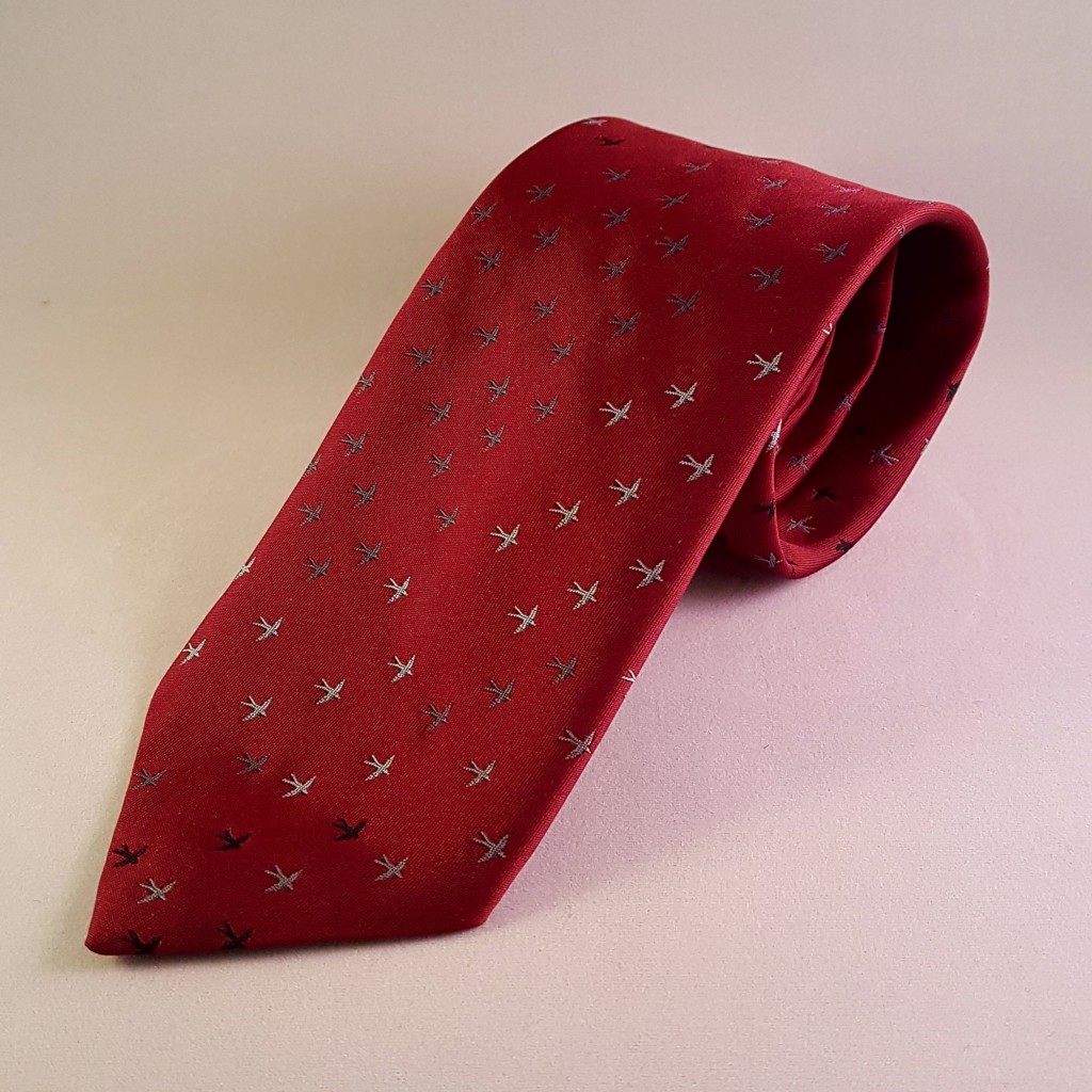 Intercity Red Swallows Tie